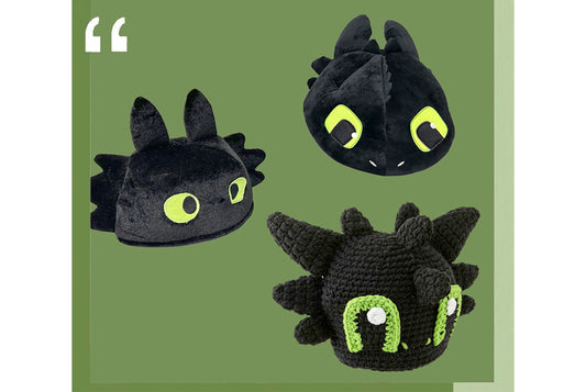 **Cartoon Toothless Beanie (Popular Knitted Hat)**