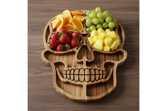 **Halloween Themed Wooden Charcuterie Platter**