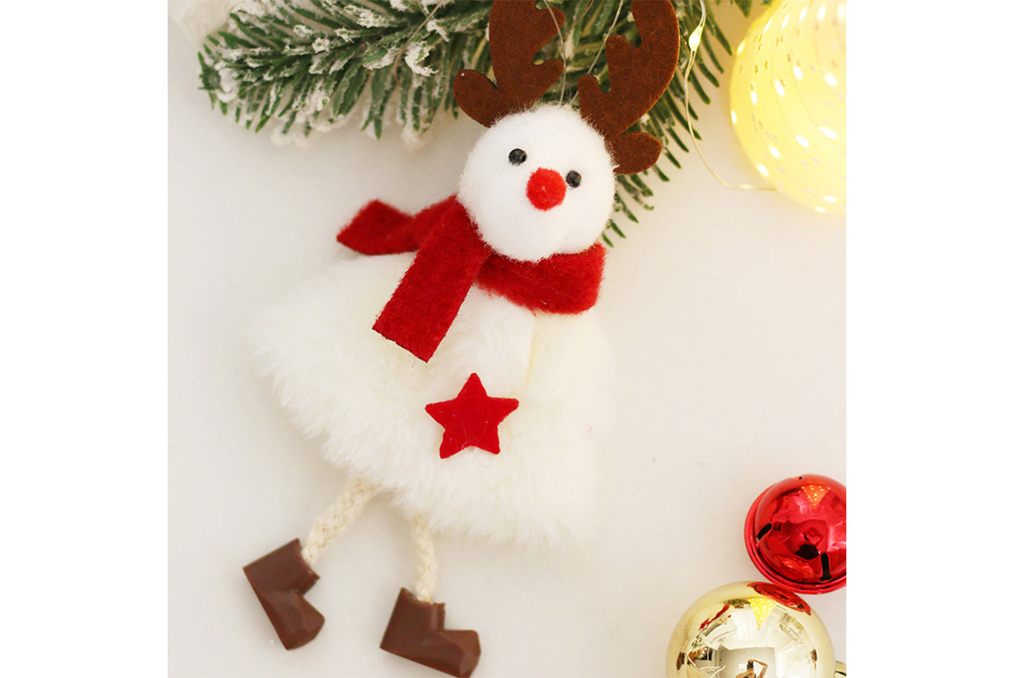 **Christmas Plush Doll Pendant Set**