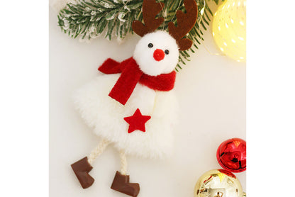 **Christmas Plush Doll Pendant Set**