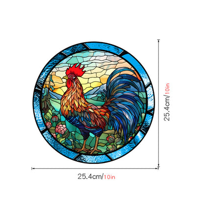 Bird strike warning stickers Colored static glass stickers