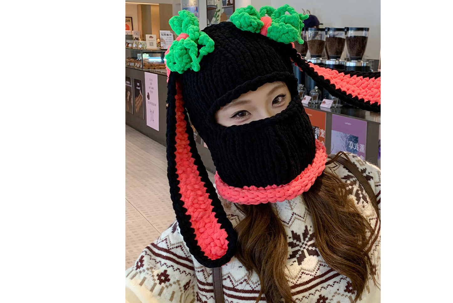 **Funny Sesame Street Knitted Hat (Cartoon Fun Knitted Headband)**