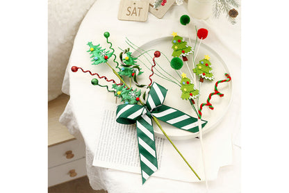 **Christmas Tree Card Bouquet Decoration Set (45cm)**