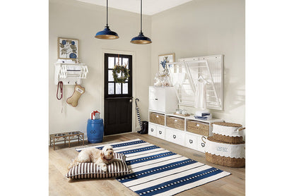 **Christmas Jute Dog Bone Stocking Gift Bag**