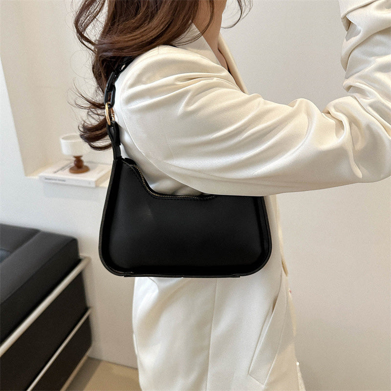 Solid color chain women's bag