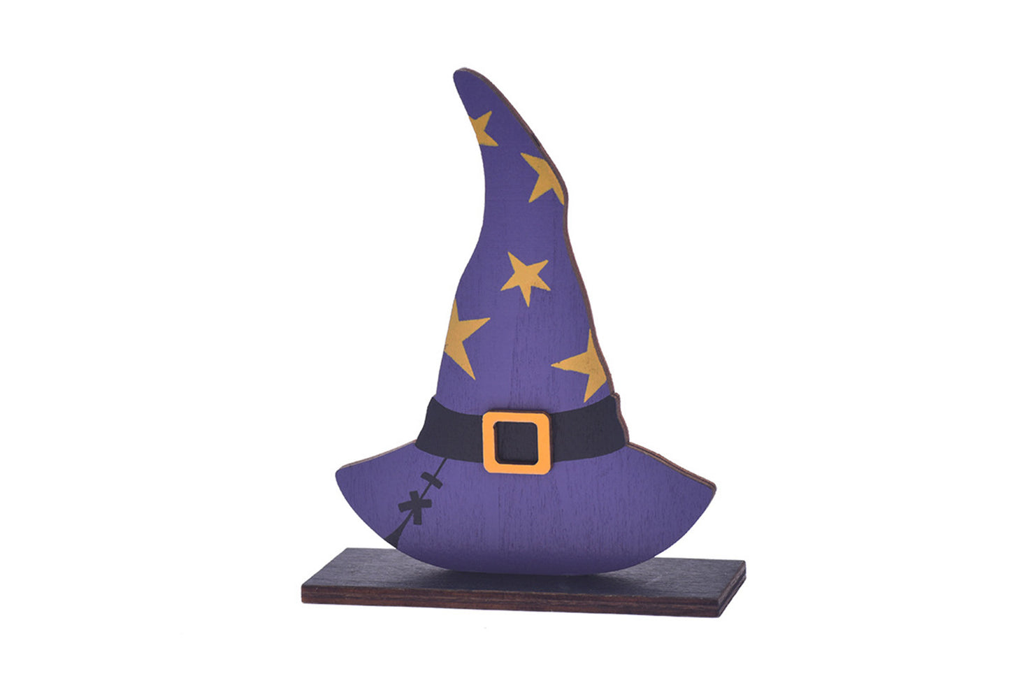 **Halloween Wooden Ornaments | Witch Ghost Themed Painted Decorations**