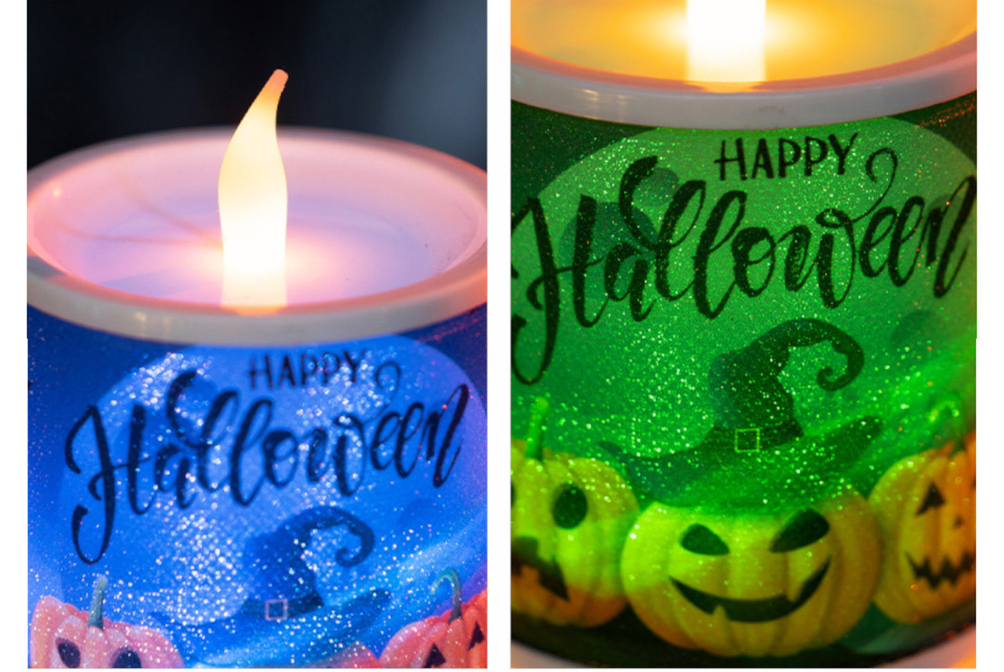 Halloween Electronic Candle Light | Horror-Themed Decorative Ornaments