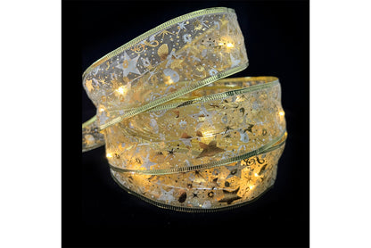 **Christmas Ribbon LED String Lights**