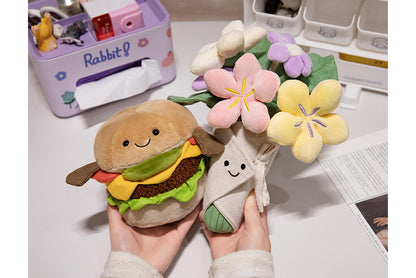 **Jellycat Creative Bouquet Hamburger Plush Toy**