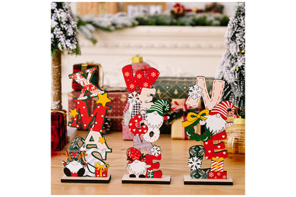 **Christmas Wooden Desktop Ornament**