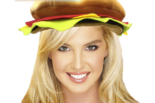 **Hamburger Funny Hat (Photo Prop Headwear)**