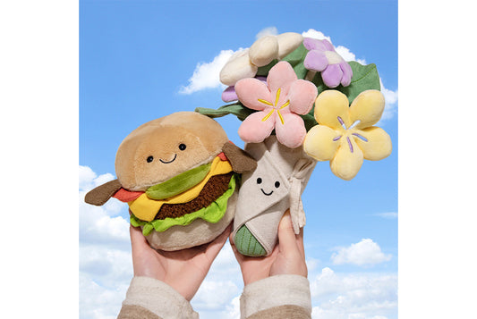 **Jellycat Creative Bouquet Hamburger Plush Toy**