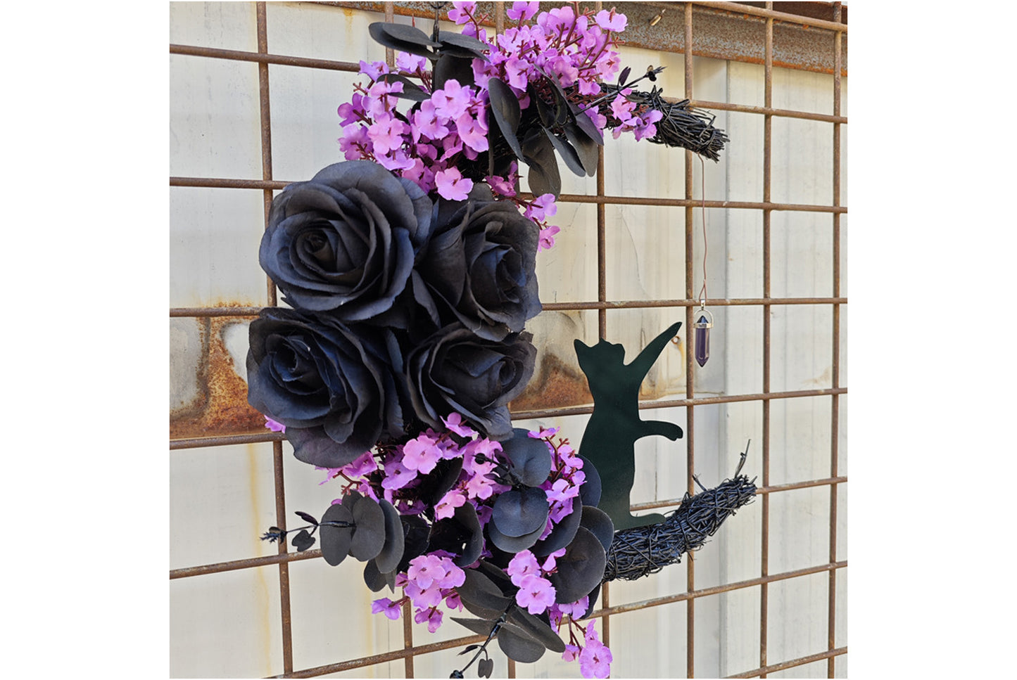 Halloween Moon Cat Garland