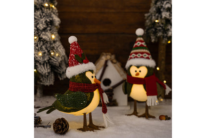 **Christmas Lighted Bird Figurine**