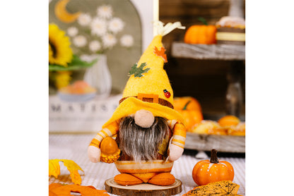 Harvest Festival Gnome Ornament | Maple Leaf Rudolph Doll Ornament