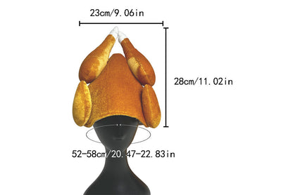 **Funny Turkey-Shaped Hat**