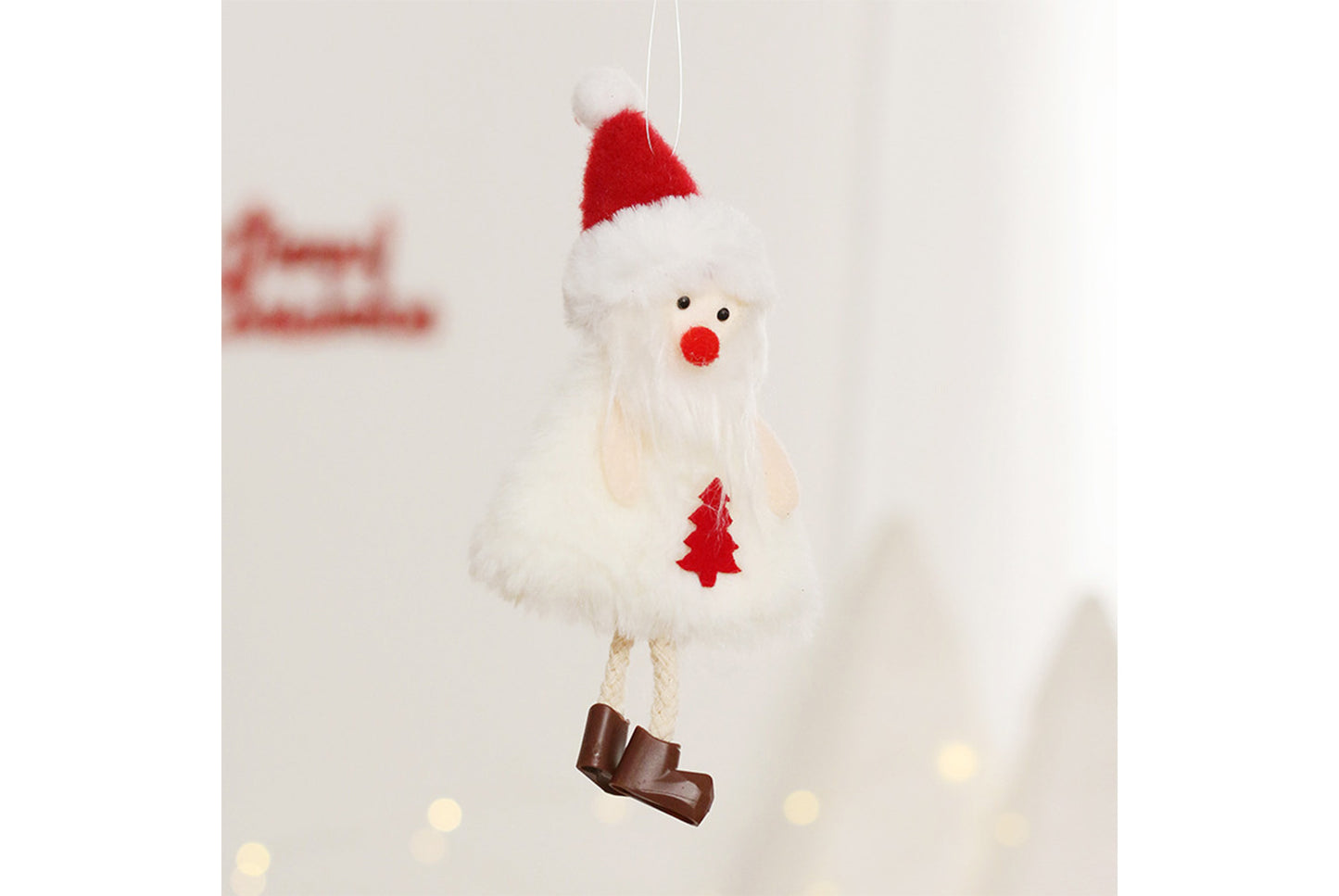 **Christmas Plush Doll Pendant Set**