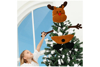 **Christmas Tree Top Star Creative Ornament Doll**