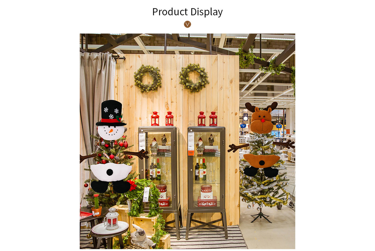 **Christmas Tree Top Star Creative Ornament Doll**