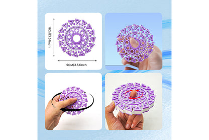 "Sharp Teeth" Stress Relief Spinning Top