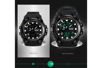 Waterproof sports electronic watch