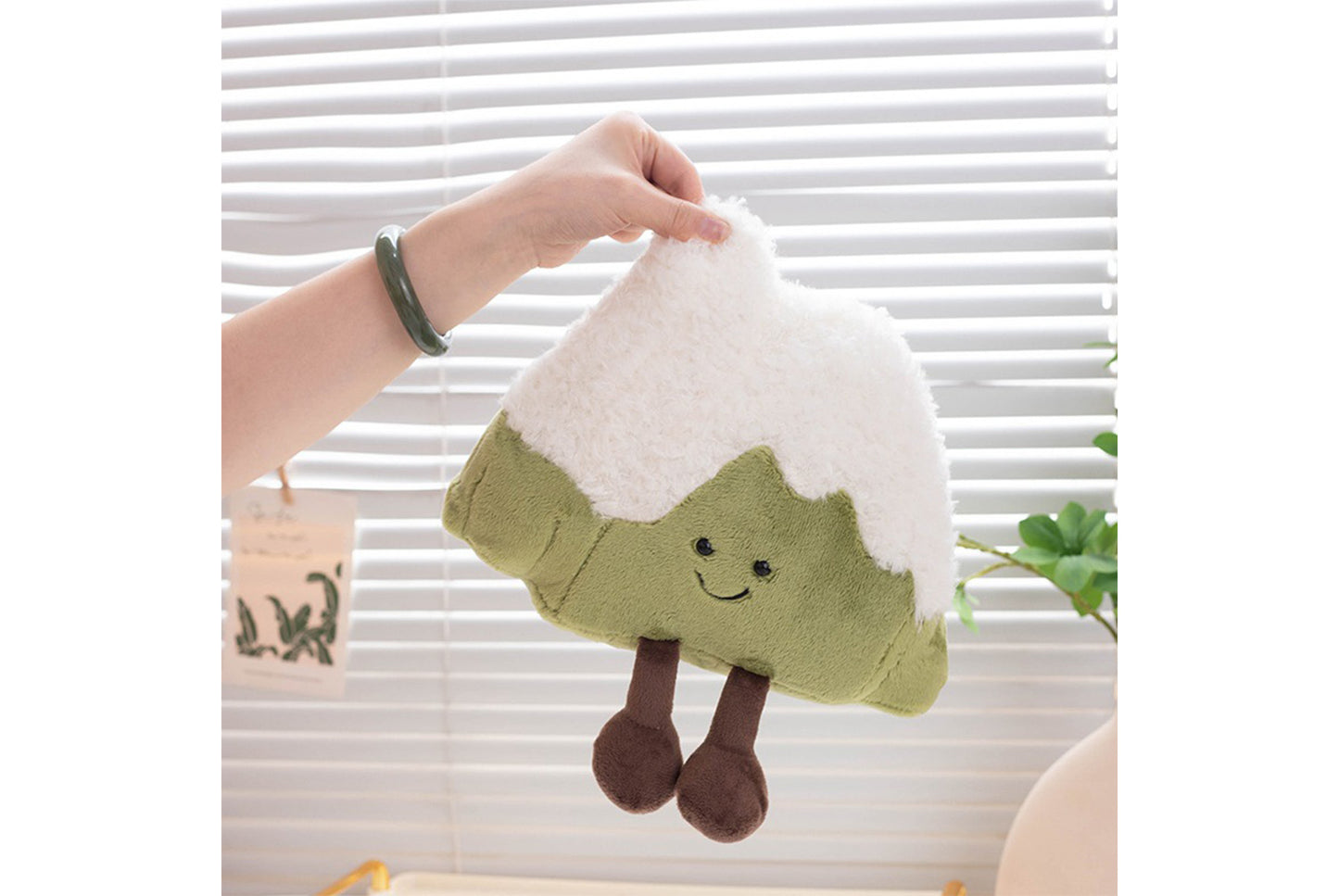 Realistic Snow Mountain Plush Toy