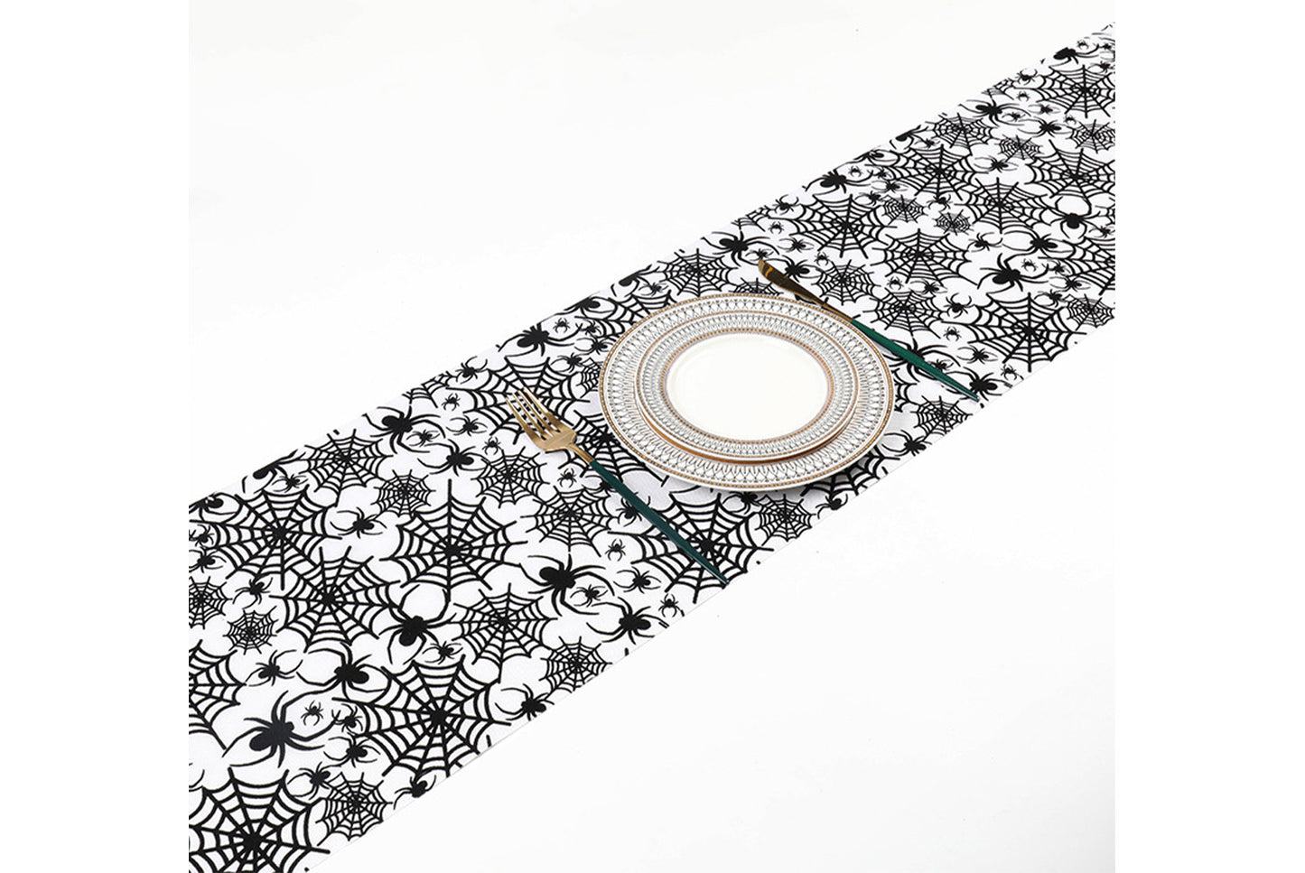 American Creative Flocked Print Tablecloth