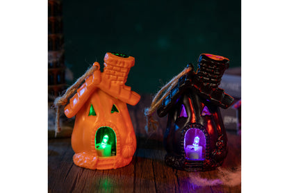 **Halloween LED Pumpkin House Light | Portable Decorative Ornament**