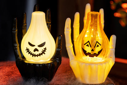 **Halloween Ghost Hand Pumpkin Lantern | Mood Lighting Props**