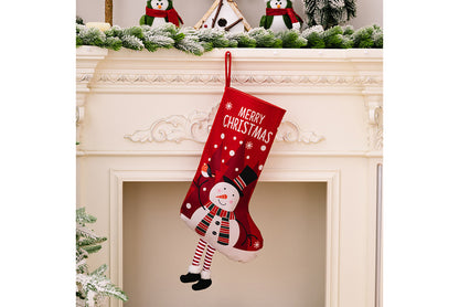 **Christmas Hanging Stockings (4 Colorful Printed Gift Stockings)**