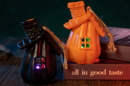 **Halloween LED Pumpkin House Light | Portable Decorative Ornament**