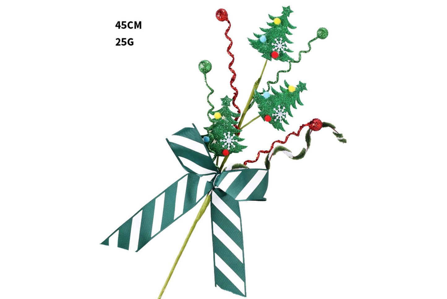 **Christmas Tree Card Bouquet Decoration Set (45cm)**