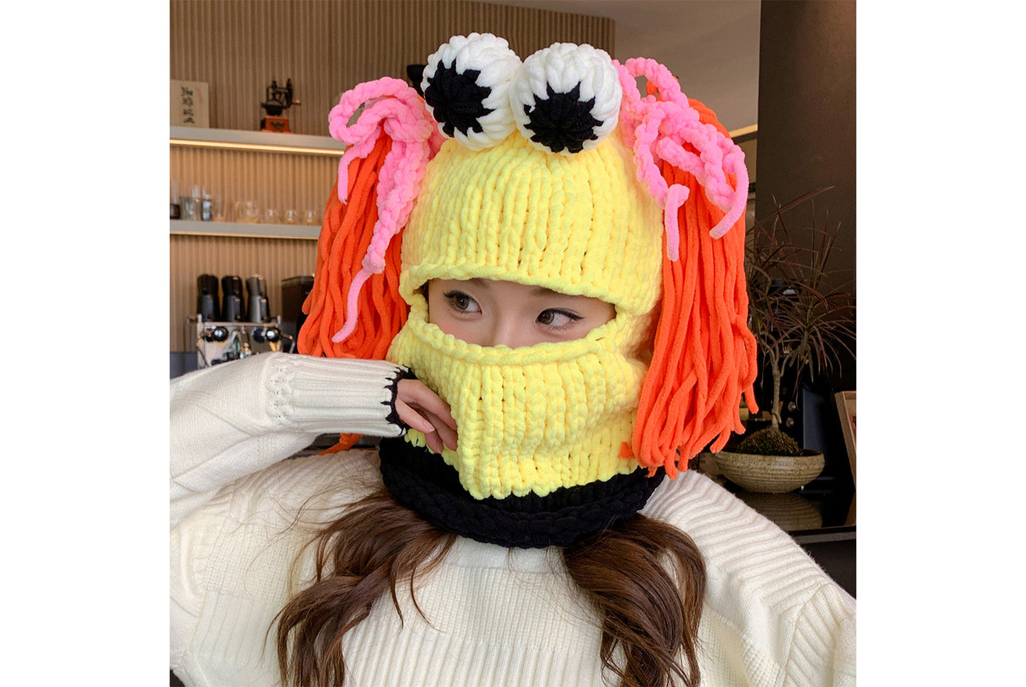 **Funny Sesame Street Knitted Hat (Cartoon Fun Knitted Headband)**