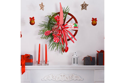 **Creative Christmas Elf Foot Wreath Ornament**