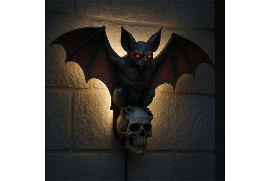 **Bat Skull Wall Lamp for Halloween Decoration**