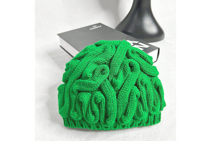 **Funny Dopamine Brain Flower Knitted Hat (Earflaped Knitted Hat)**