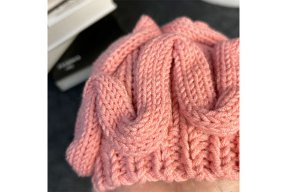 **Funny Dopamine Brain Flower Knitted Hat (Earflaped Knitted Hat)**