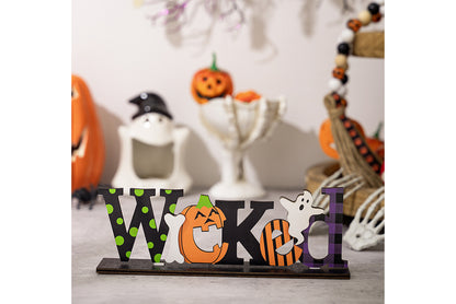 Halloween Wooden Letter Ornaments