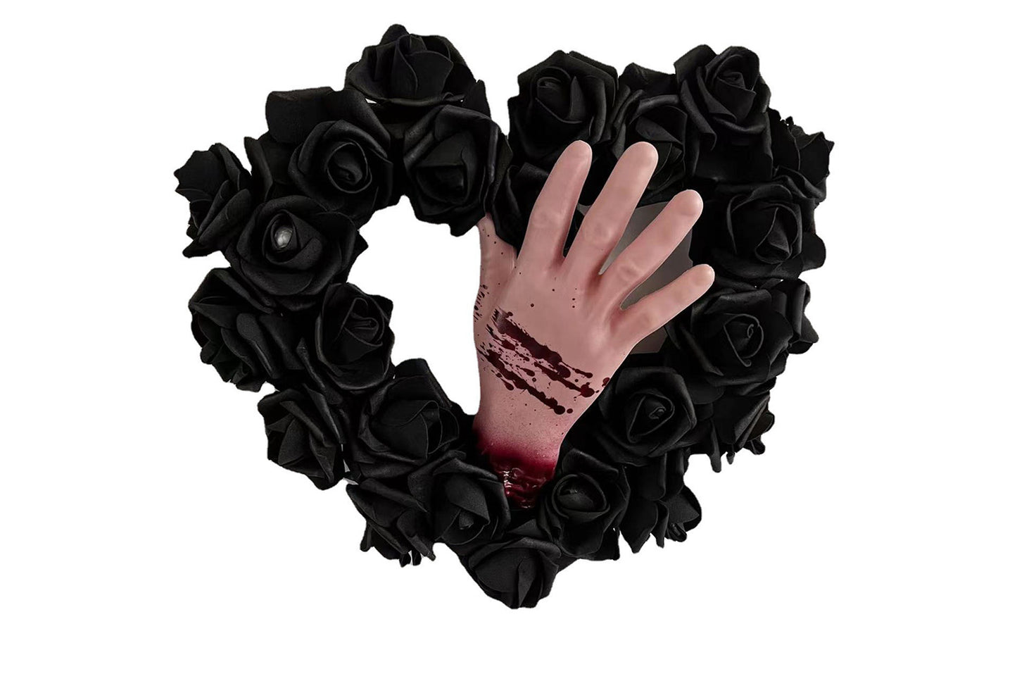 Halloween Bloody Hand Ivy Wreath