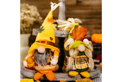 Harvest Festival Gnome Ornament | Maple Leaf Rudolph Doll Ornament