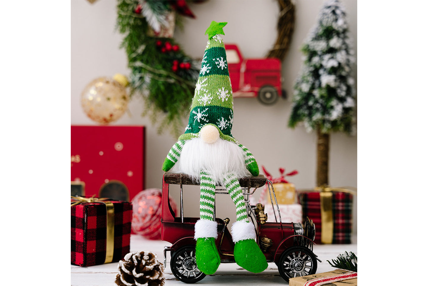 **Christmas Faceless Goblin Doll Set (with Lights)**
