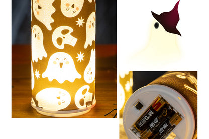 **Halloween Electronic Candle | Horror-Themed Decorative Ornaments**