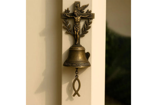 **Jesus Bless Doorbell Craft Decorative Doorbell Ornament**
