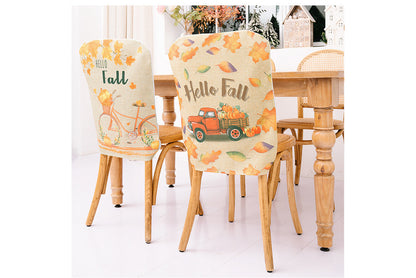 **Harvest Table and Chair Covers | Thanksgiving and Autumn Decor**