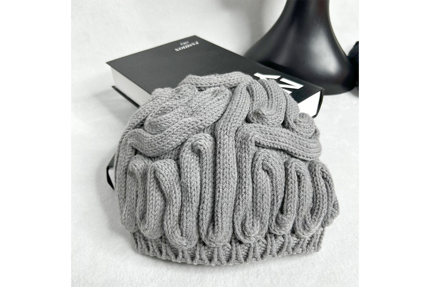 **Funny Dopamine Brain Flower Knitted Hat (Earflaped Knitted Hat)**