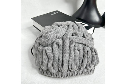 **Funny Dopamine Brain Flower Knitted Hat (Earflaped Knitted Hat)**