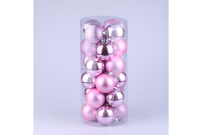 **3cm Christmas Ball Ornament Set (24 pieces)**