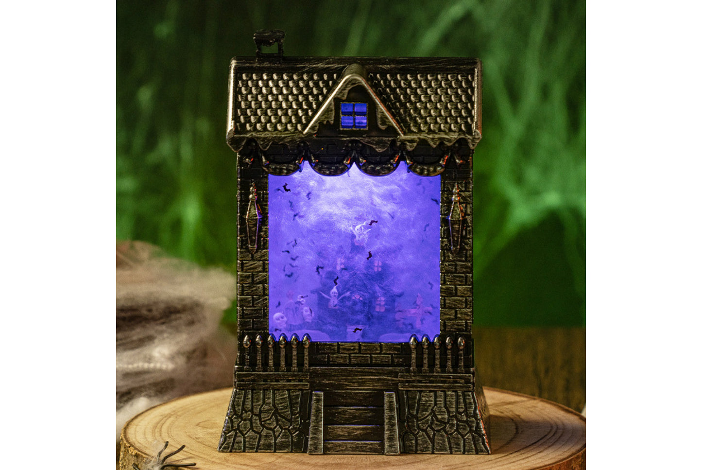 **Halloween LED Light-Up Wind Lantern | Ghost Festival Scene Decoration Props**