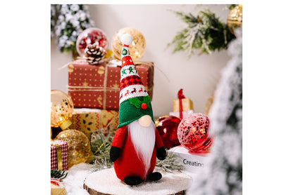 **Christmas No-Face Rudolph Doll Figurine**