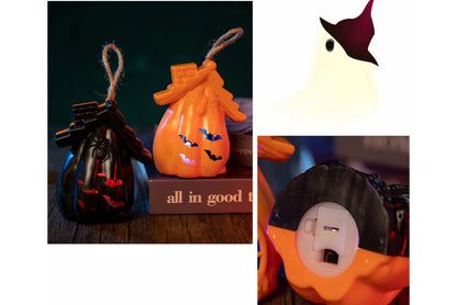 **Halloween LED Pumpkin House Light | Portable Decorative Ornament**
